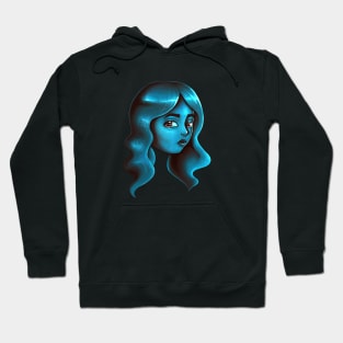 Turquoise Girl Hoodie